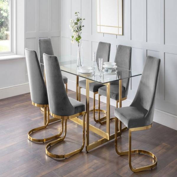 Minori Dining Table with 6 Chairs
