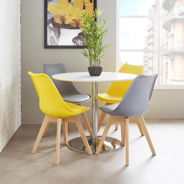 Soho Dining Table with Louvre Chairs