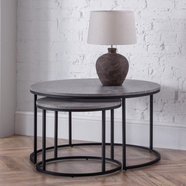 Staten Round Nesting Coffee Tables