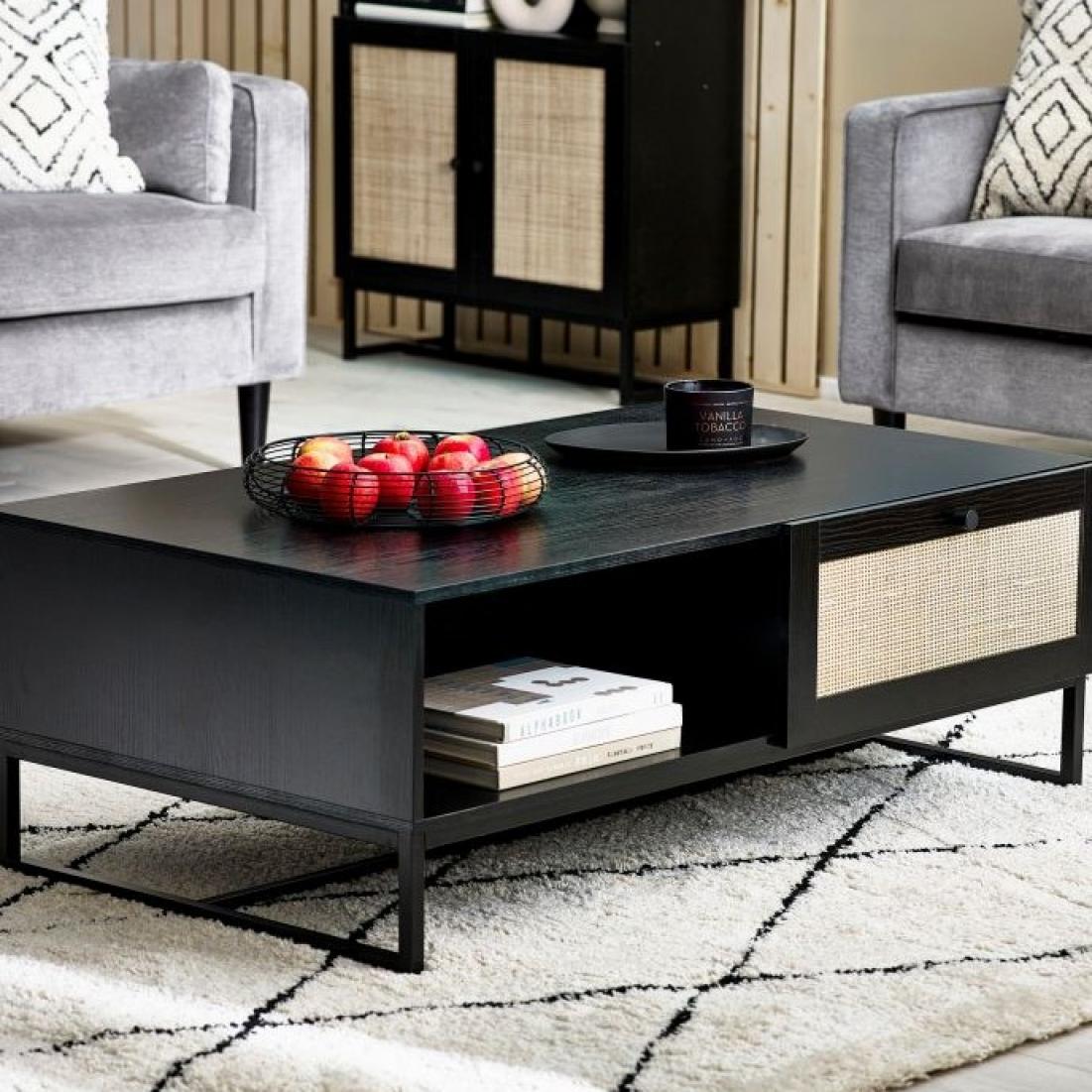 Padstow Coffee Table - Black