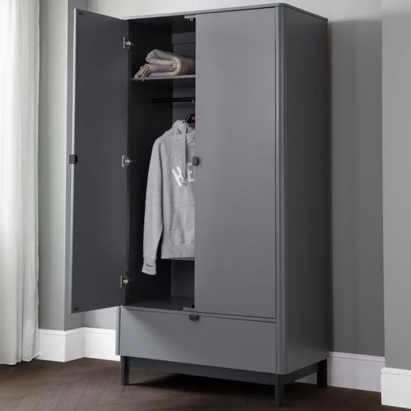 Chloe 2 Door 1 Drawer Wardrobe