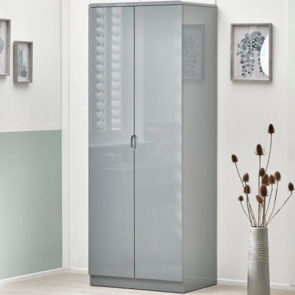 Manhattan 2 Door Wardrobe - Grey