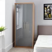 Seville 2 Door Wardrobe - Grey