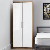 Seville 2 Door Wardrobe - White