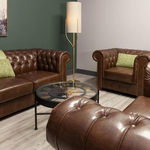 Chesterfield Leather Sofa