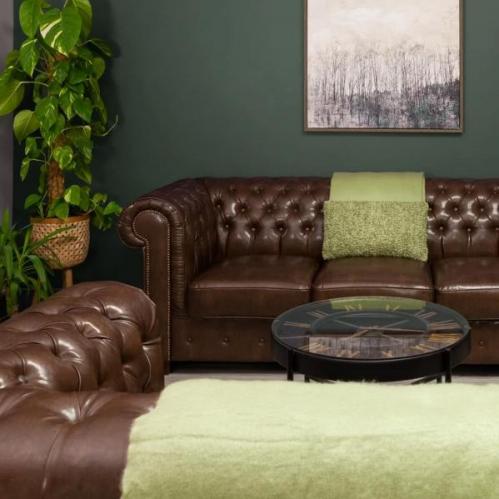 Chesterfield Leather Sofa