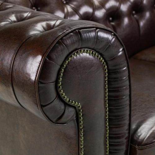 Chesterfield Leather Sofa