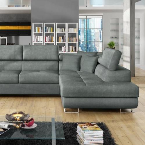 Anton Corner Sofa Grey