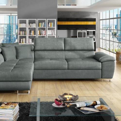 Anton Corner Sofa Grey