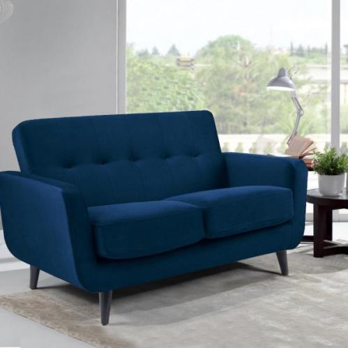 Oslo Navy Sofa - 2 Seater