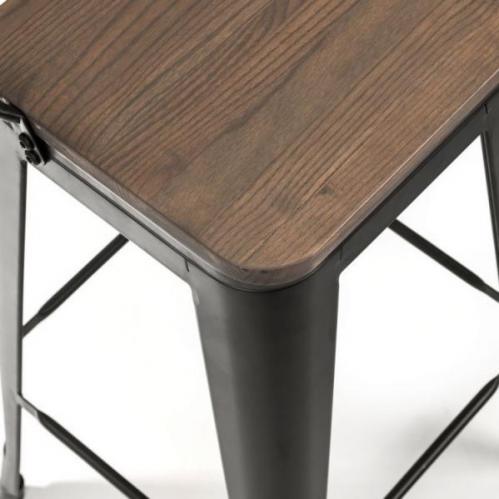 Grafton stool seat detail