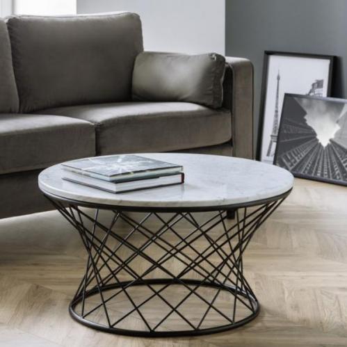 Trevi Real Marble Coffee Table