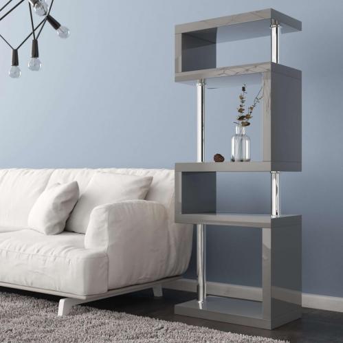 Miami 5 Tier Shelving Unit Grey