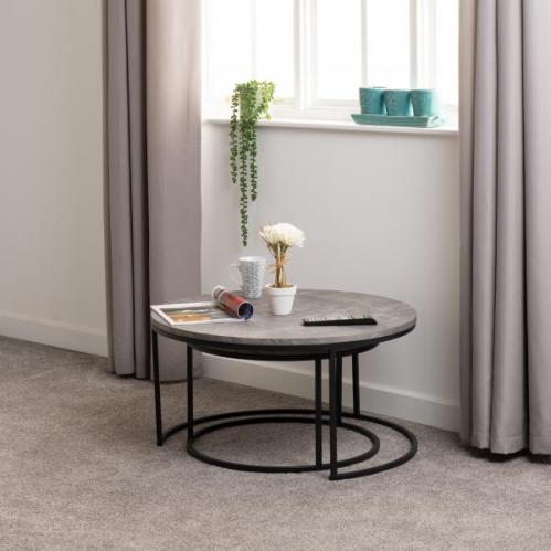 Athens Round Nesting Coffee Table