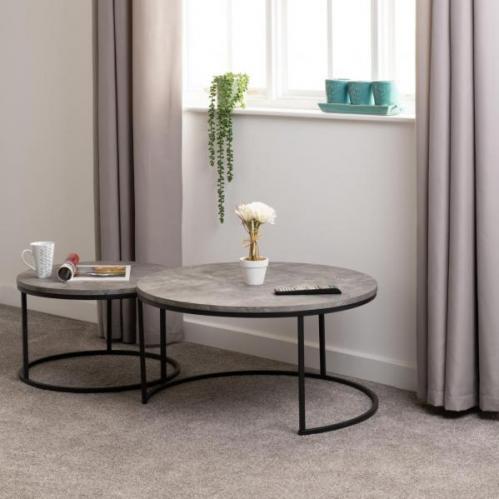 Athens Round Nesting Coffee Table