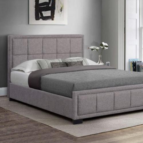 Hannover Fabric Bed - Grey