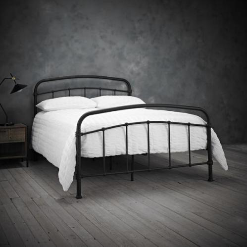 Halston Double Bed Black