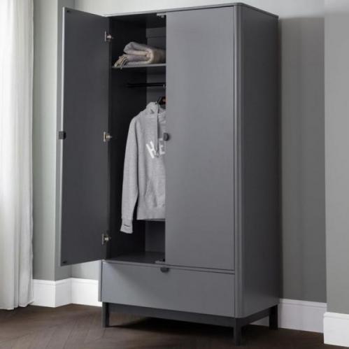 Chloe 2 Door 1 Drawer Wardrobe