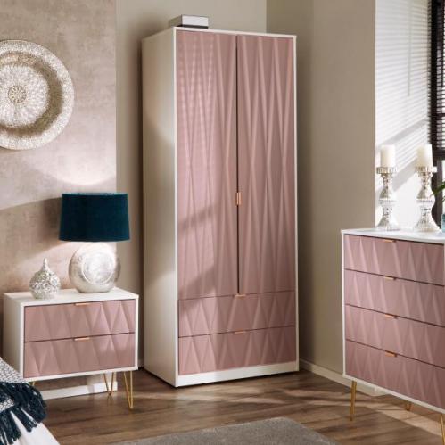 Diamond Wardrobe - Pink & White