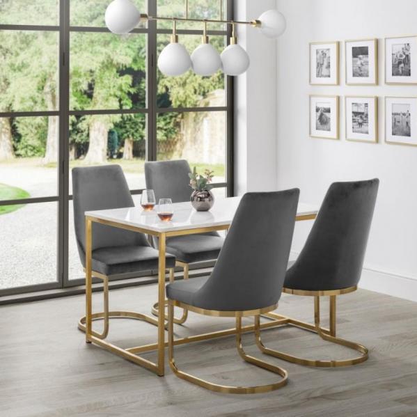 Scala Dining Table & Vittoria Dining Chairs
