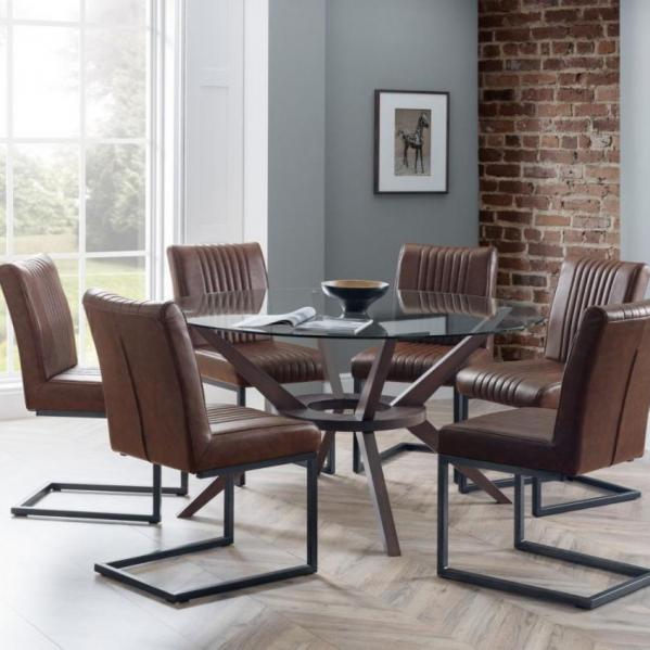 Chelsea Dining Table with Brooklyn chairs