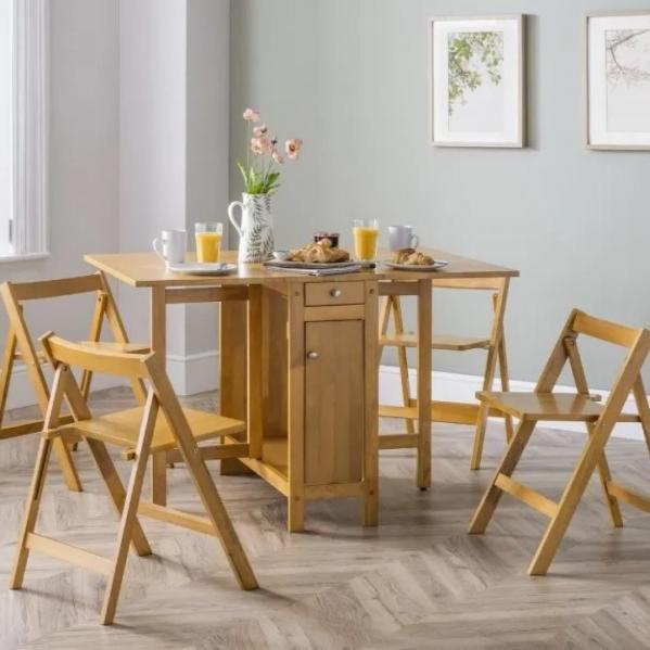 Savoy Dining Set - Light Oak Finish