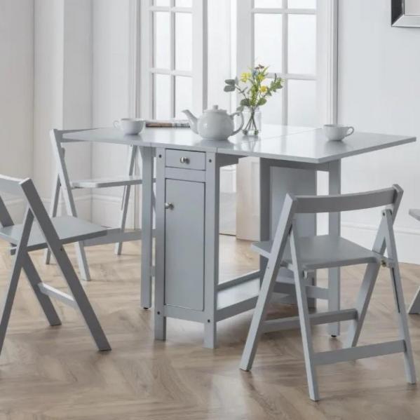 Savoy Dining Set - Light Grey