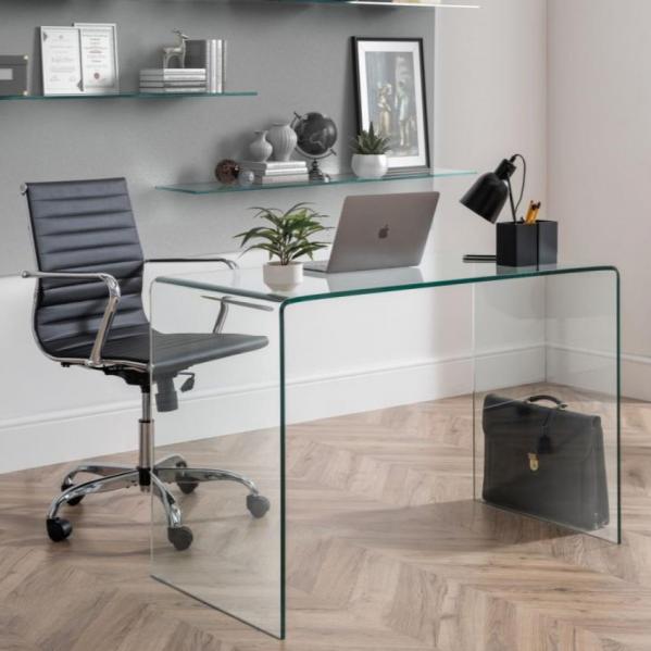 Gio Office Chair - Black & Chrome