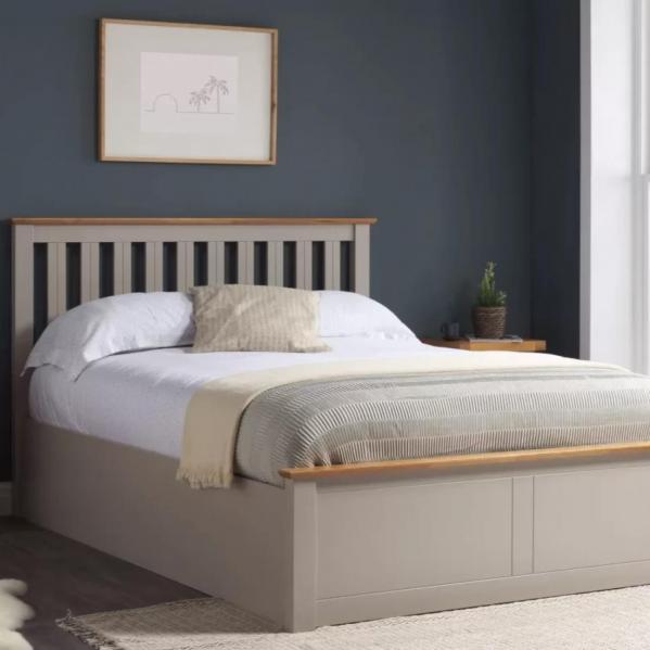 Phoenix Ottoman Pearl Grey Bed