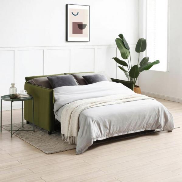 BLAIRE SOFA BED OLIVE GREEN