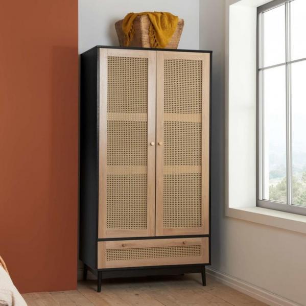 Croxley Black Wardrobe