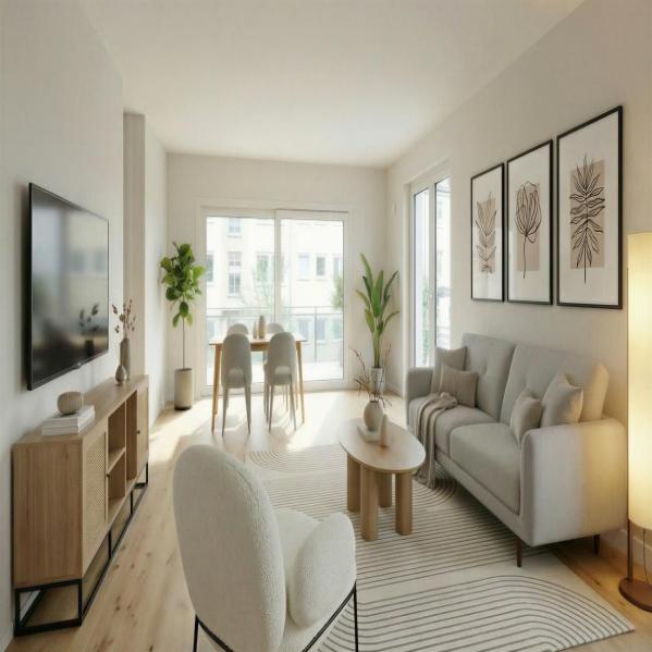 Remy Sofa, Avery Ivory Char, Padstow Tv Unit, Boden Dining Set and Anya Coffee Table